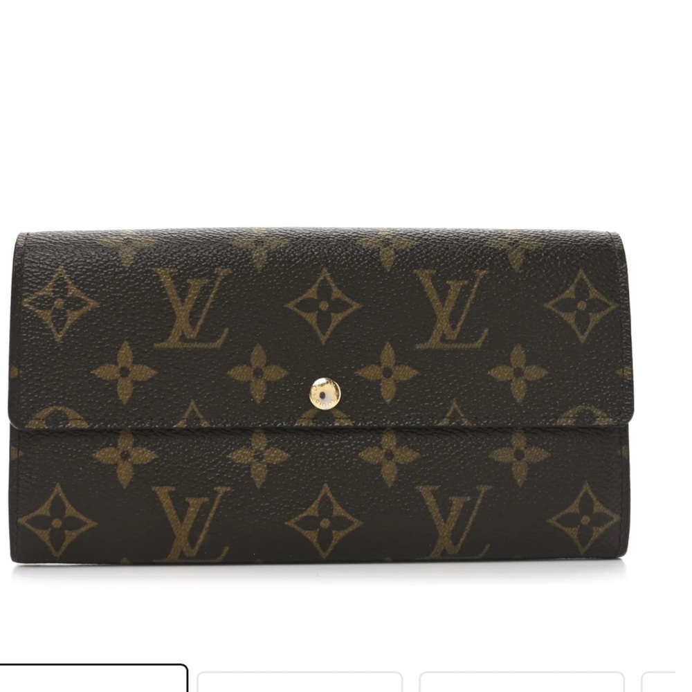 LOUIS VUITTON Monogram Sarah Wallet